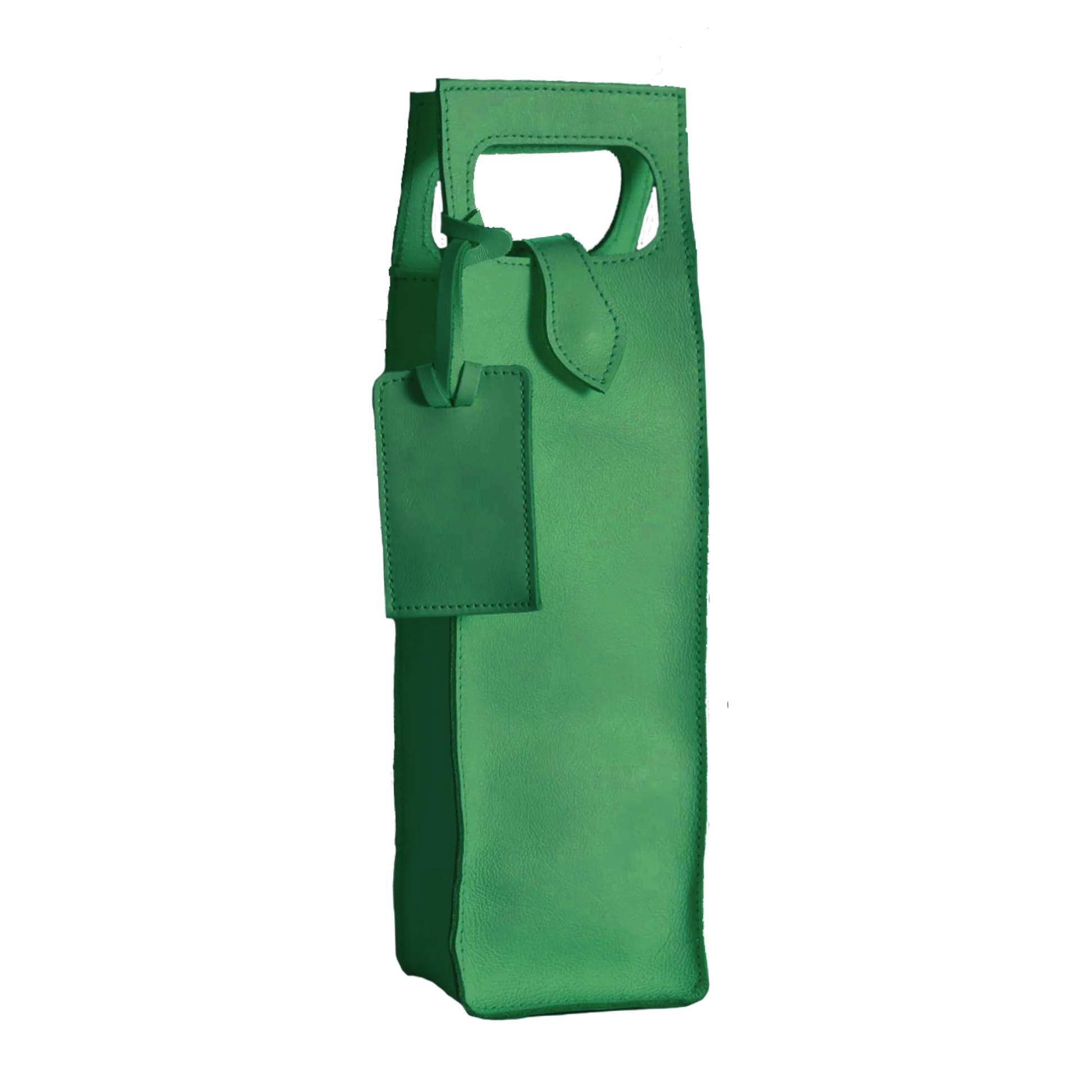 Garrison - Leather Bottle Carrier Bag (Order in any color!) Pouches/Small Bags Jon Hart Shamrock Leather  
