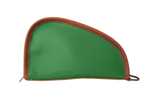 Small Revolver Case (Order in any color!) Gun Cases Jon Hart Kelly Green Coated Canvas  
