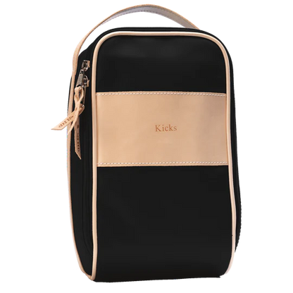 Shoe Bag (Order in any color!) Shag Bags Jon Hart Black Coated Canvas