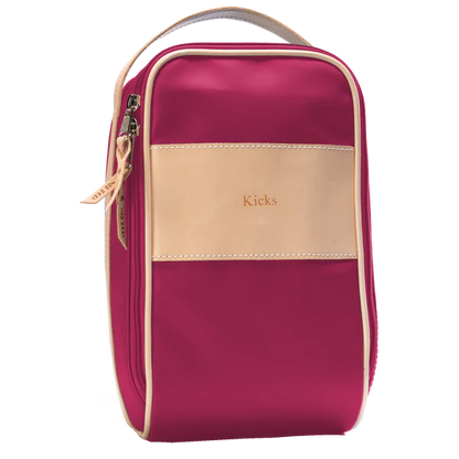 Shoe Bag (Order in any color!) Shag Bags Jon Hart Berry Coated Canvas