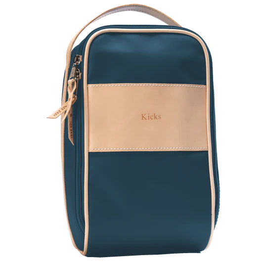 Shoe Bag (Order in any color!) Shag Bags Jon Hart French Blue Coated Canvas