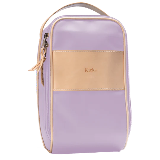 Shoe Bag (Order in any color!) Shag Bags Jon Hart Lilac Coated Canvas