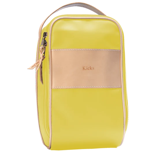 Shoe Bag (Order in any color!) Shag Bags Jon Hart Lemon Coated Canvas