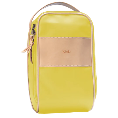 Shoe Bag (Order in any color!) Shag Bags Jon Hart Lemon Coated Canvas