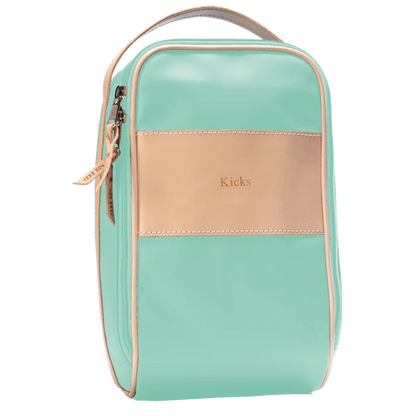 Shoe Bag (Order in any color!) Shag Bags Jon Hart Mint Coated Canvas