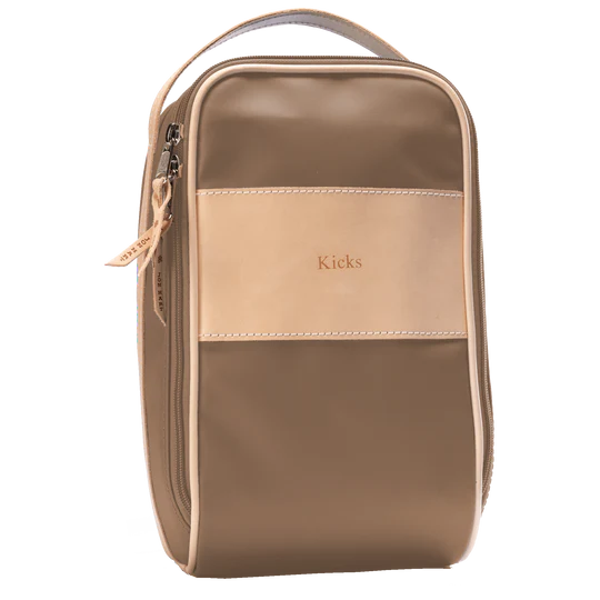 Shoe Bag (Order in any color!) Shag Bags Jon Hart Saddle Coated Canvas