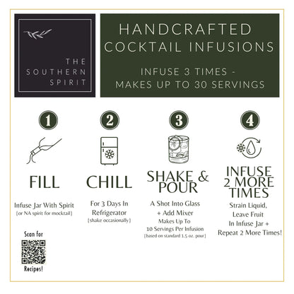 Cocktail Infusions - Mango Habanero cocktail mix Southern Spirit   