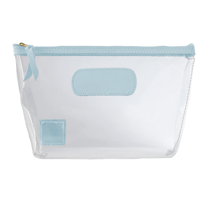 Clear Grande (Order in any color!) Pouches/Small Bags Jon Hart Arctic Blue Leather