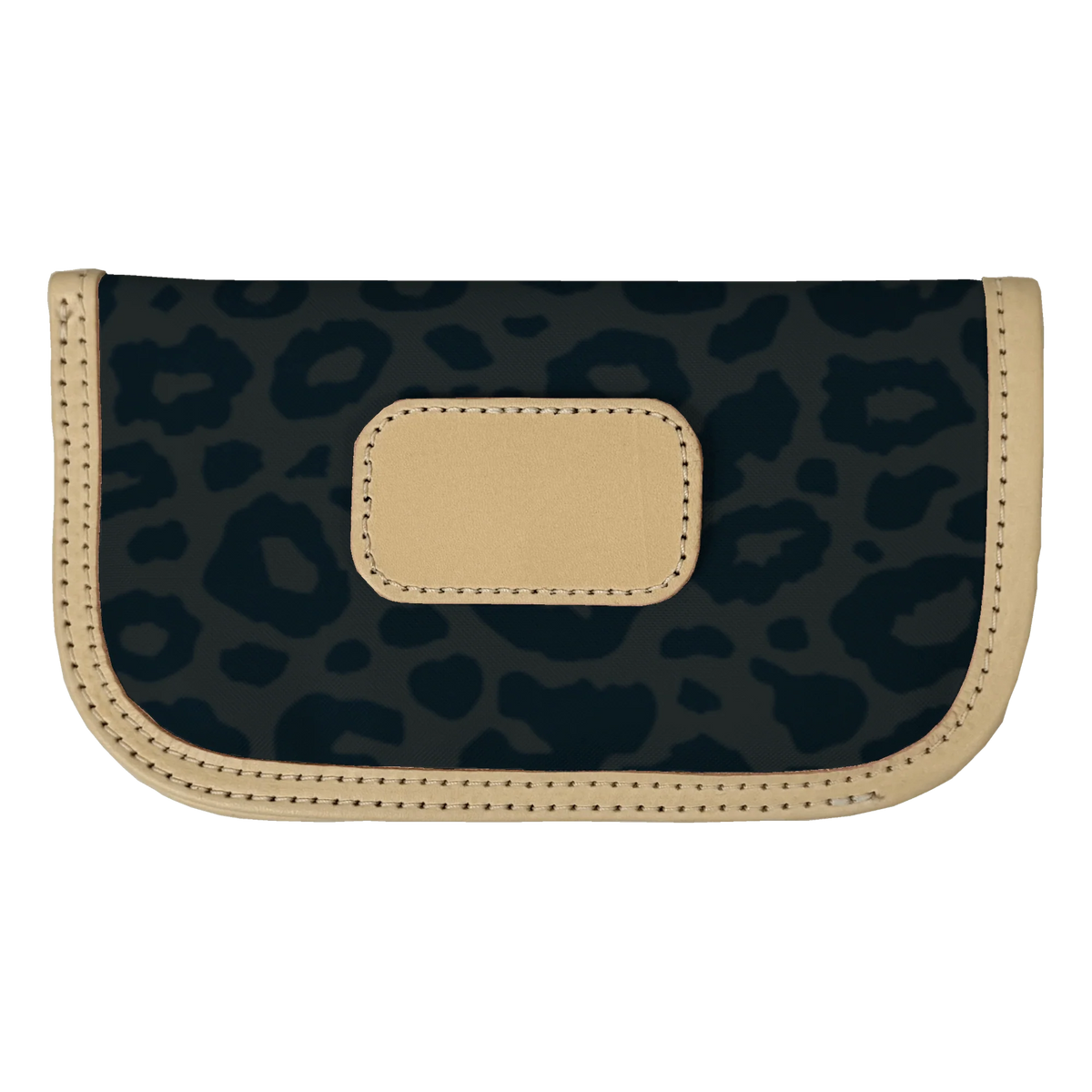 Glasses Case (Order in any color!) LUGGAGE Jon Hart Dark Leopard Coated Canvas