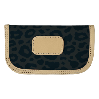 Glasses Case (Order in any color!) LUGGAGE Jon Hart Dark Leopard Coated Canvas