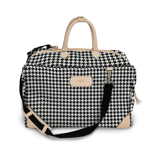 Coachman (Order in any color!) Travel Bags Jon Hart Houndstooth Coated Canvas