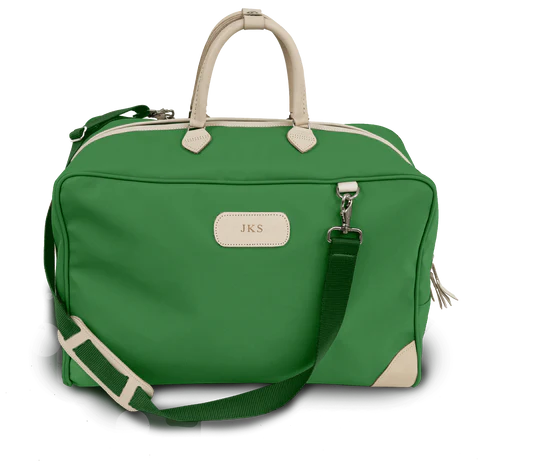 Coachman (Order in any color!) Travel Bags Jon Hart Kelly Green Coated Canvas  
