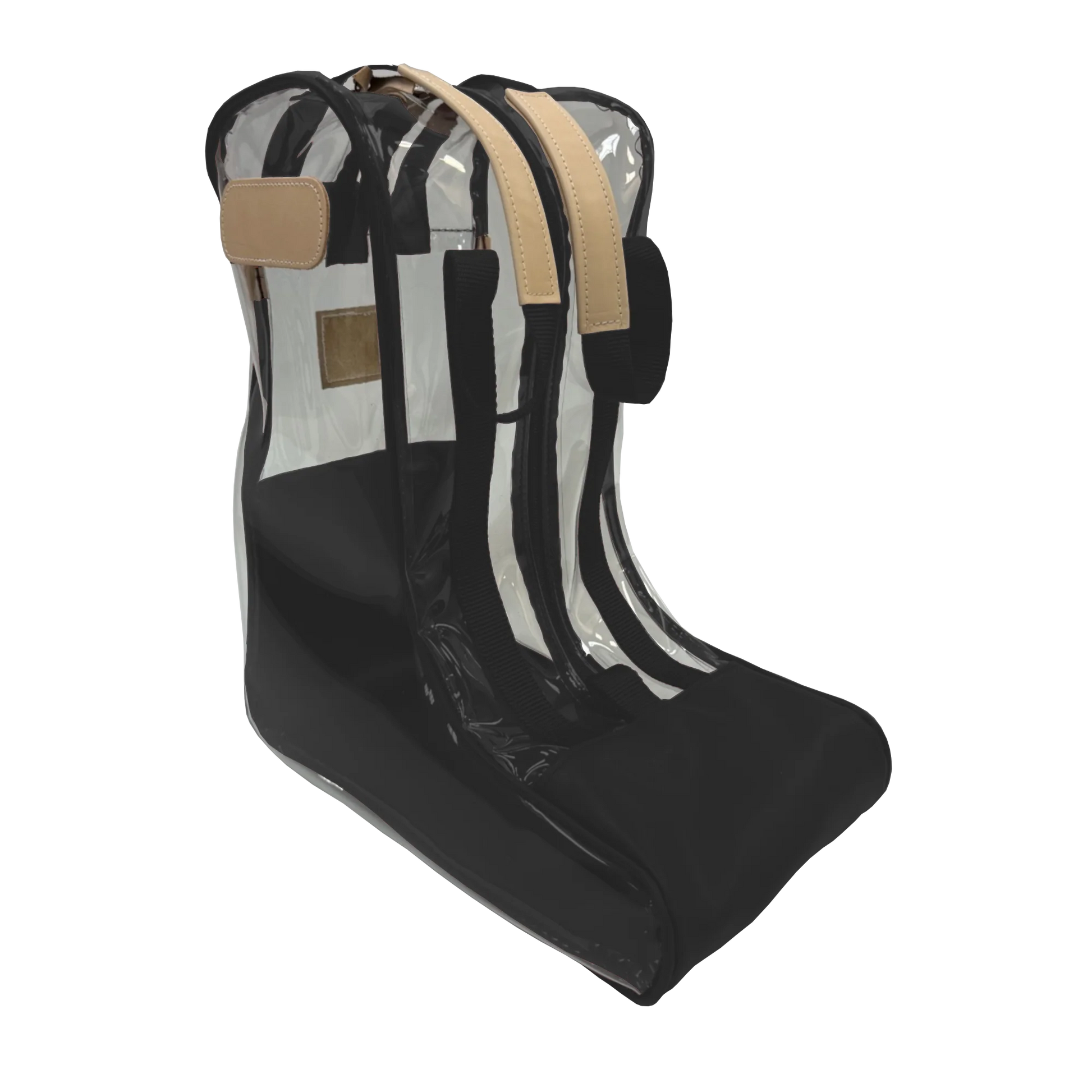 Clear Boot Bag (Order in any color!) HANDBAGS Jon Hart Charcoal Coated Canvas