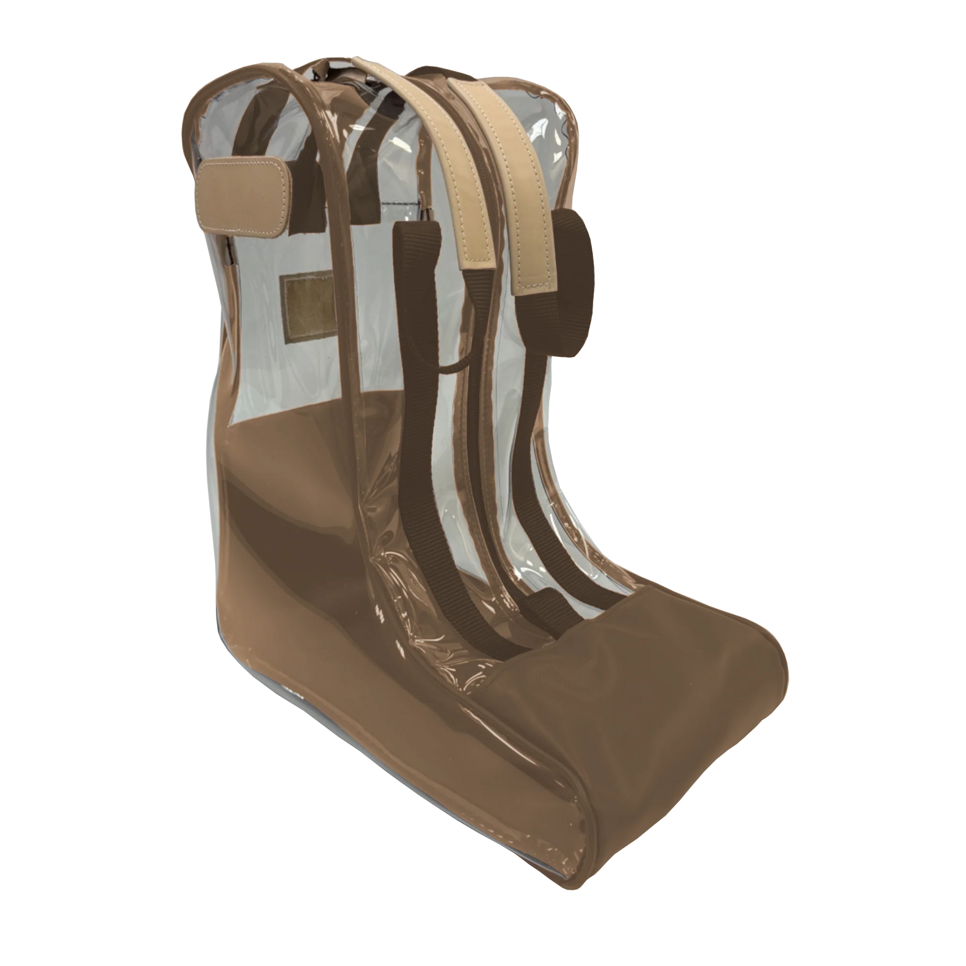 Clear Boot Bag (Order in any color!) HANDBAGS Jon Hart Saddle Coated Canvas