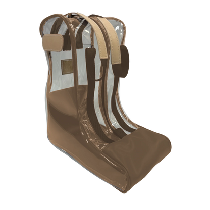 Clear Boot Bag (Order in any color!) HANDBAGS Jon Hart Saddle Coated Canvas