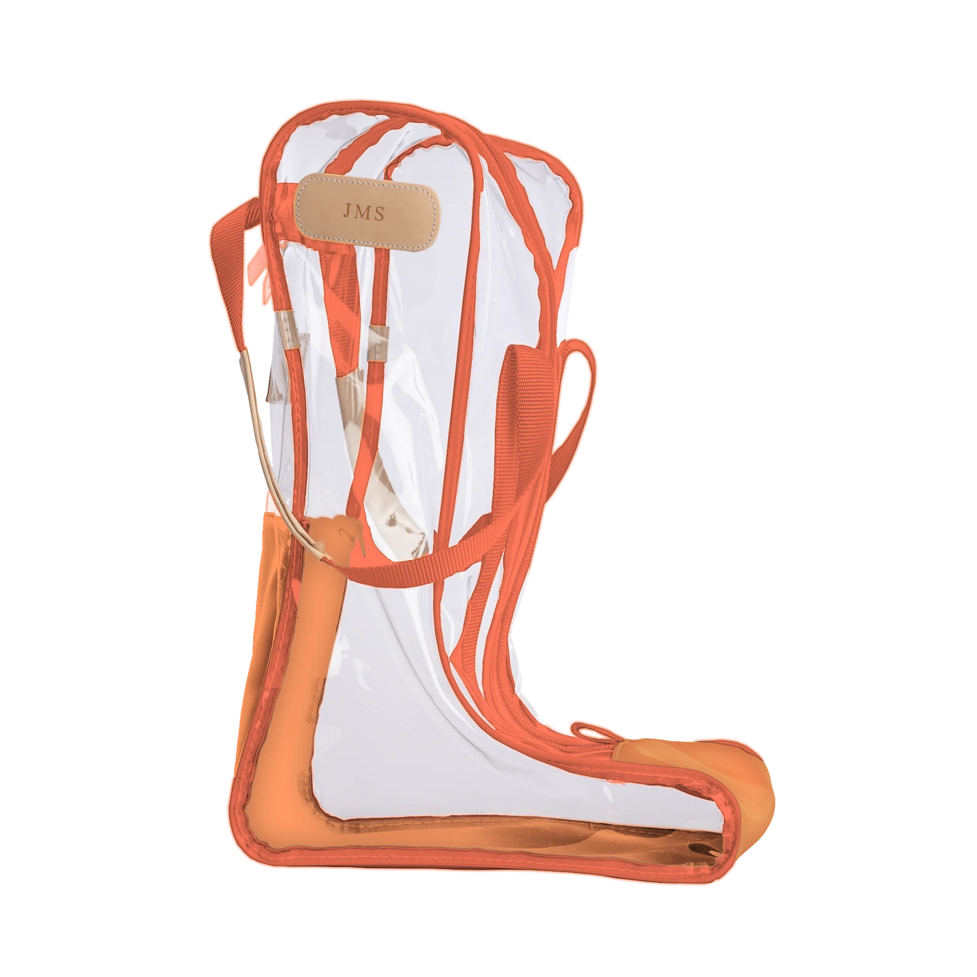 Clear Tall Boot Bag (Order in any color!) Boot Bag Jon Hart Sherbet Coated Canvas