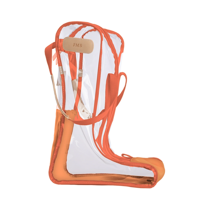 Clear Tall Boot Bag (Order in any color!) Boot Bag Jon Hart Sherbet Coated Canvas