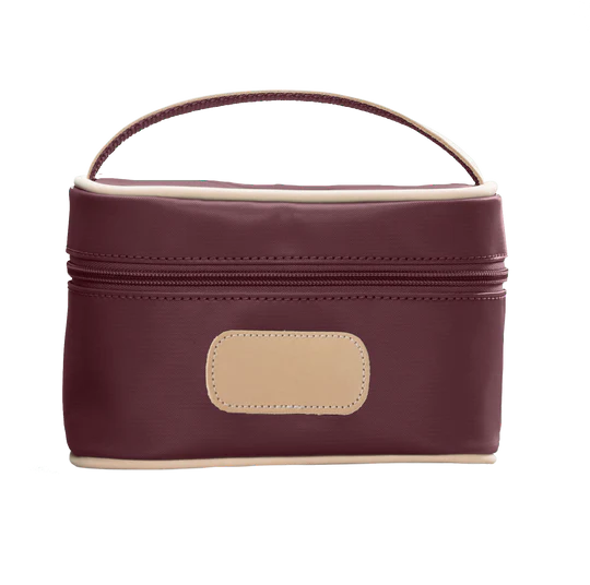 Mini Makeup Case (Order in any color!) Makeup Cases Jon Hart Burgundy Coated Canvas