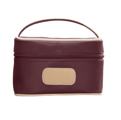 Mini Makeup Case (Order in any color!) Makeup Cases Jon Hart Burgundy Coated Canvas