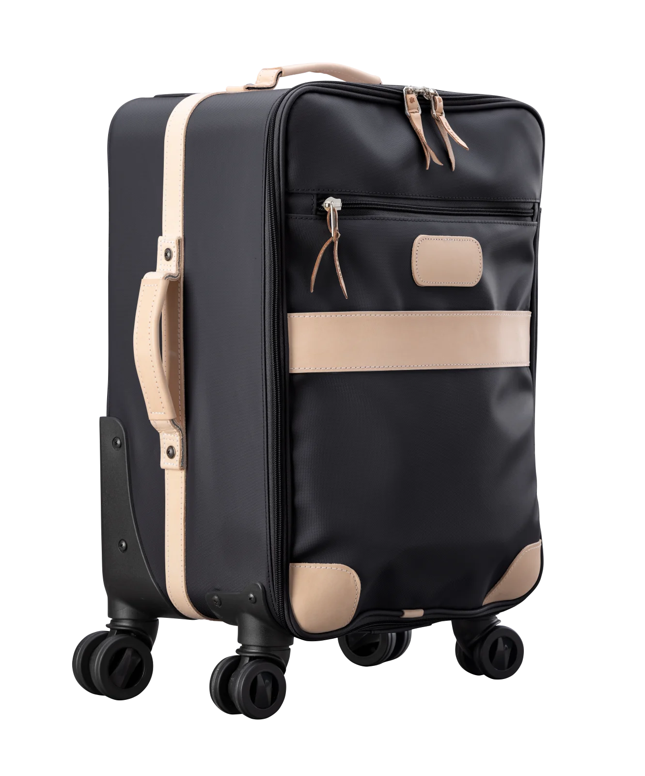 360 Carry On Wheels (Order in any color!) Suitcases Jon Hart Black Coated Canvas  