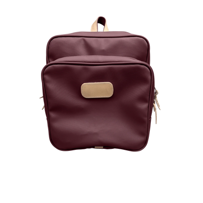 City Pack (Order in any color!) Backpacks Jon Hart Burgundy Coated Canvas  