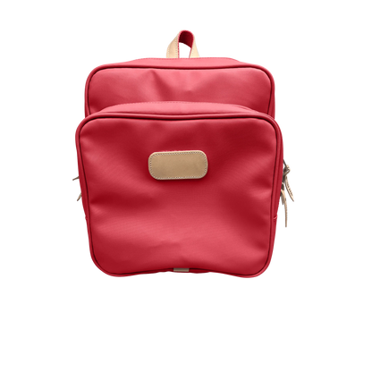 City Pack (Order in any color!) Backpacks Jon Hart Red Coated Canvas  