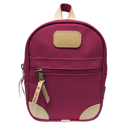 Mini Backpack (Order in any color!) Backpacks Jon Hart Berry Coated Canvas