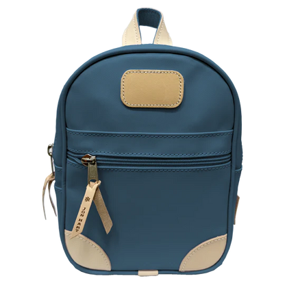 Mini Backpack (Order in any color!) Backpacks Jon Hart French Blue Coated Canvas