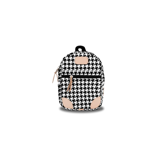 Mini Backpack (Order in any color!) Backpacks Jon Hart Houndstooth Coated Canvas