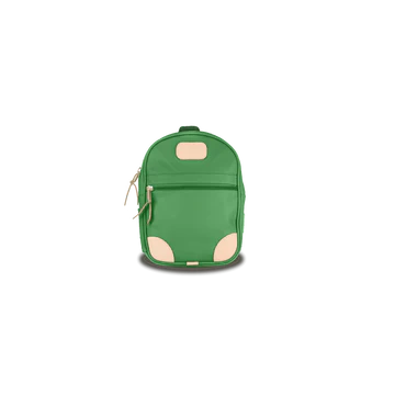 Mini Backpack (Order in any color!) Backpacks Jon Hart Kelly Green Coated Canvas  