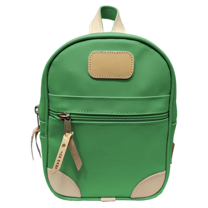 Mini Backpack (Order in any color!) Backpacks Jon Hart Kelly Green Coated Canvas