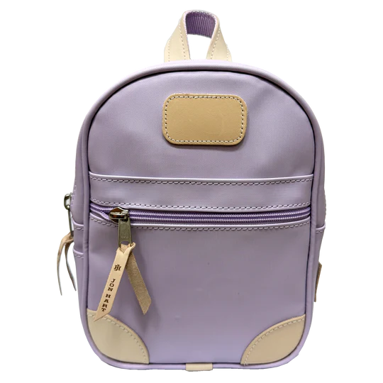 Mini Backpack (Order in any color!) Backpacks Jon Hart Lilac Coated Canvas