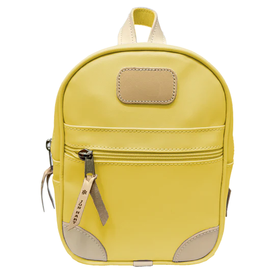 Mini Backpack (Order in any color!) Backpacks Jon Hart Lemon Coated Canvas