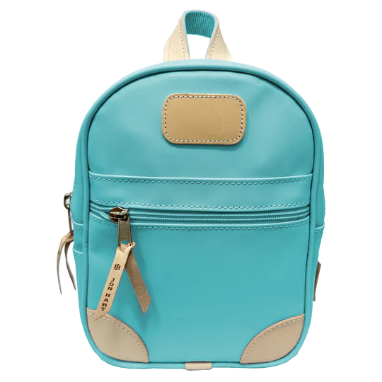 Mini Backpack (Order in any color!) Backpacks Jon Hart Ocean Blue Coated Canvas