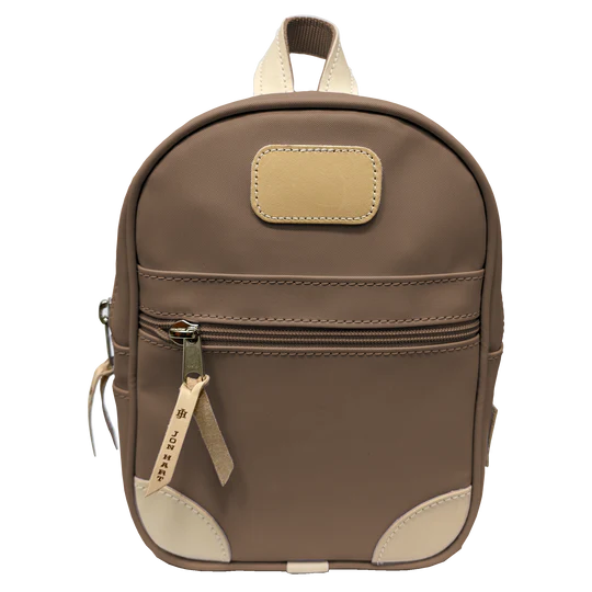 Mini Backpack (Order in any color!) Backpacks Jon Hart Saddle Coated Canvas