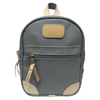 Mini Backpack (Order in any color!) Backpacks Jon Hart Slate Coated Canvas