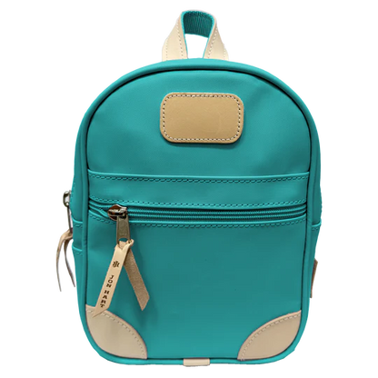 Mini Backpack (Order in any color!) Backpacks Jon Hart Teal Coated Canvas