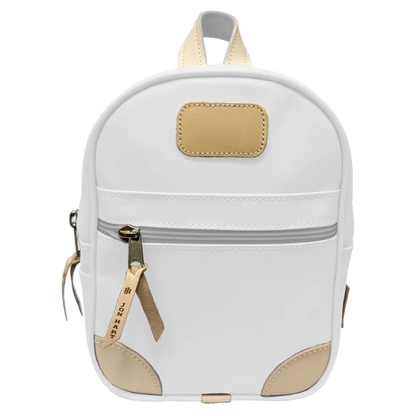 Mini Backpack (Order in any color!) Backpacks Jon Hart White Coated Canvas