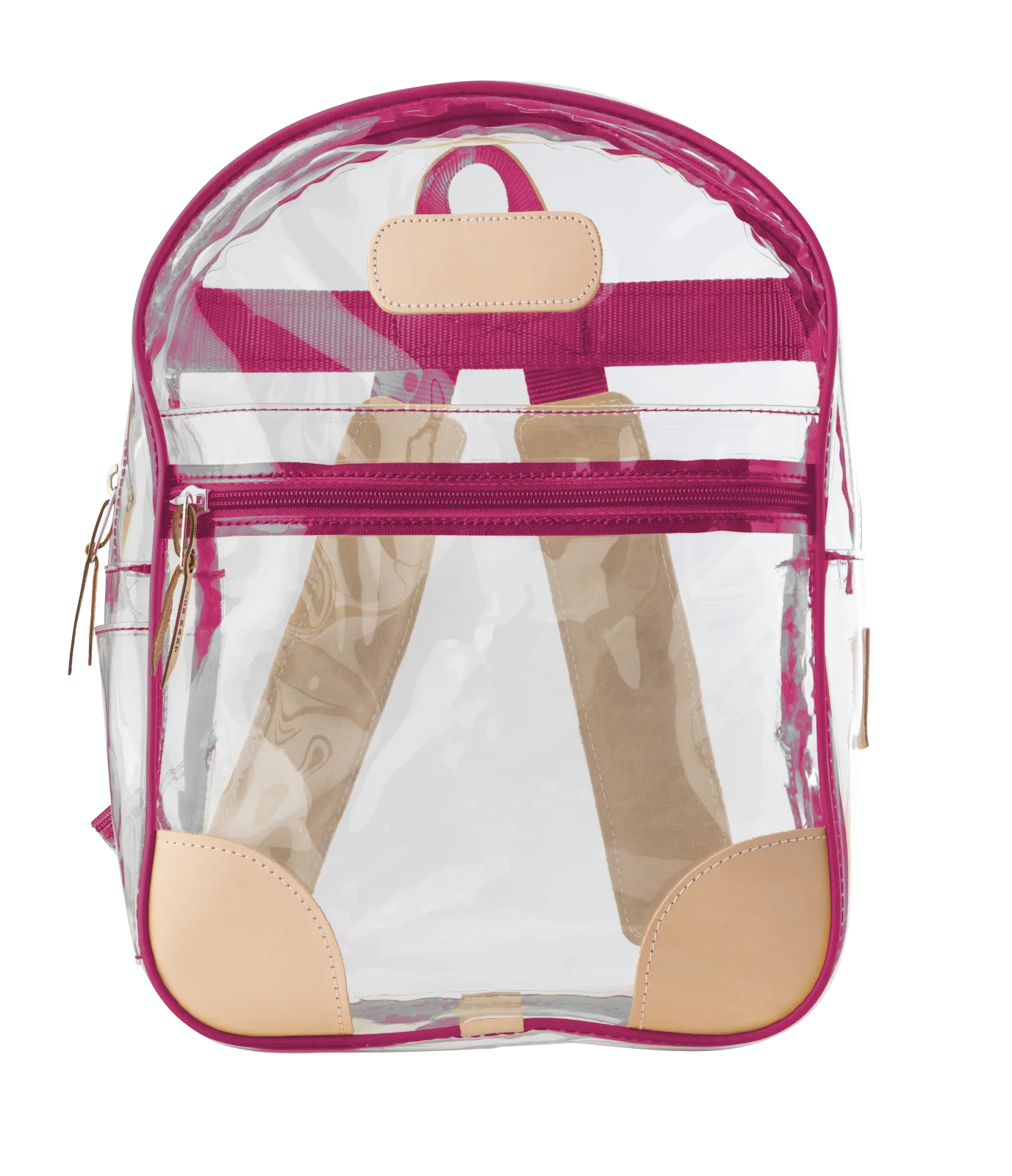 Clear Backpack Berry Webbing