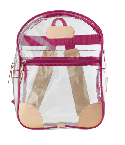 Clear Backpack (Order in any color!) Backpacks Jon Hart Berry Webbing