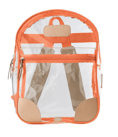 Clear Backpack (Order in any color!) Backpacks Jon Hart Sherbet Webbing