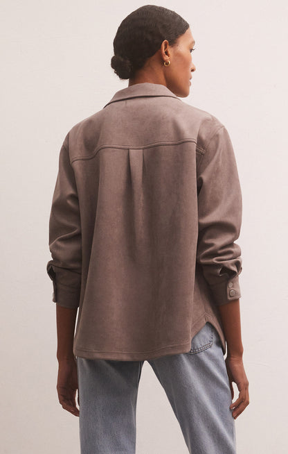 Kenney Suede Jacket - Taupe Stone Coats & Jackets Z-Supply   