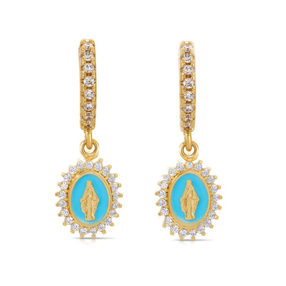 Lady Lourdes Huggies - Aqua