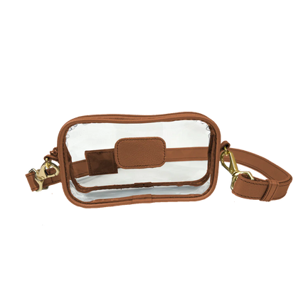 Clear Crosslet (Order in any color!) Crossbodies Jon Hart Bridle Leather