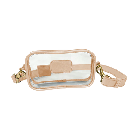 Clear Crosslet (Order in any color!) Crossbodies Jon Hart Natural Leather