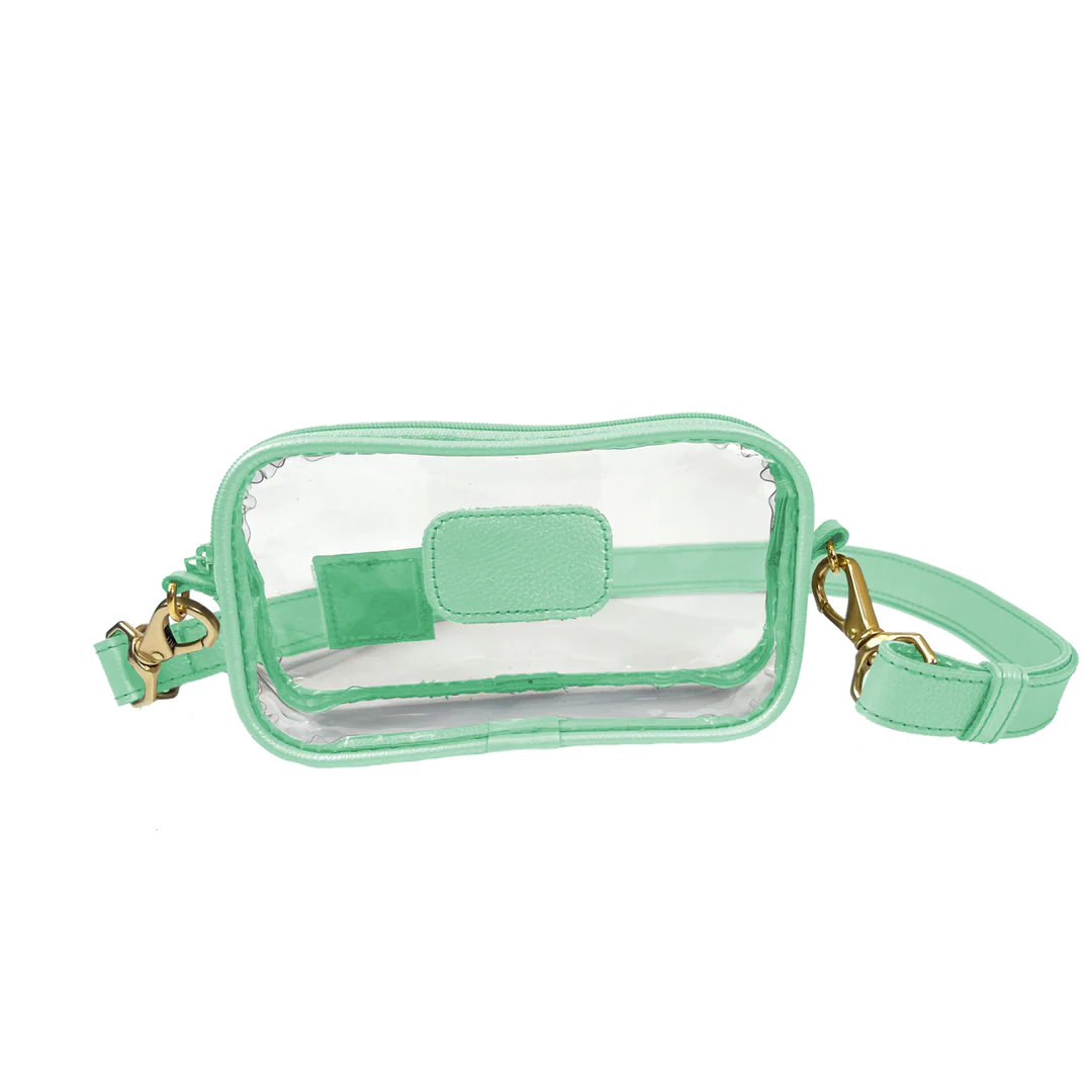 Clear Crosslet (Order in any color!) Crossbodies Jon Hart Pistachio Leather