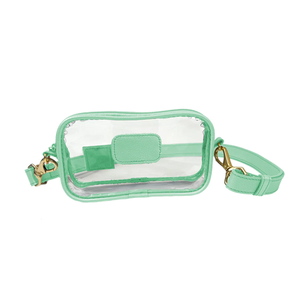 Clear Crosslet (Order in any color!) Crossbodies Jon Hart Pistachio Leather