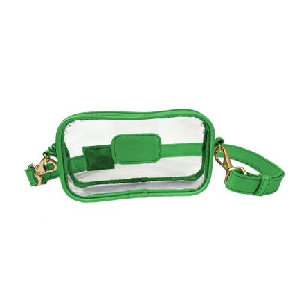 Clear Crosslet (Order in any color!) Crossbodies Jon Hart Shamrock Leather