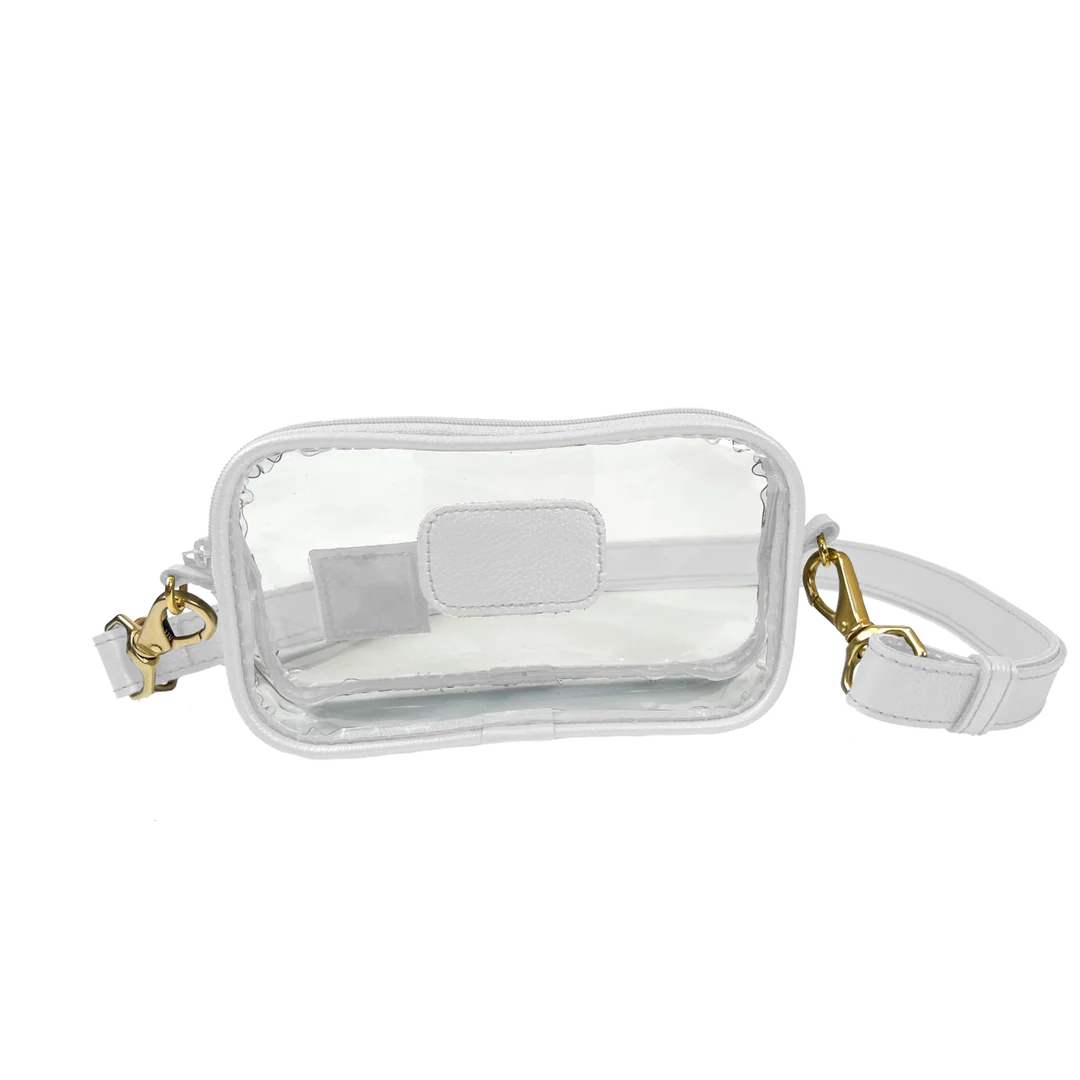Clear Crosslet (Order in any color!) Crossbodies Jon Hart White Leather