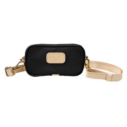 Crosslet (Order in any color!) HANDBAGS Jon Hart Black Coated Canvas